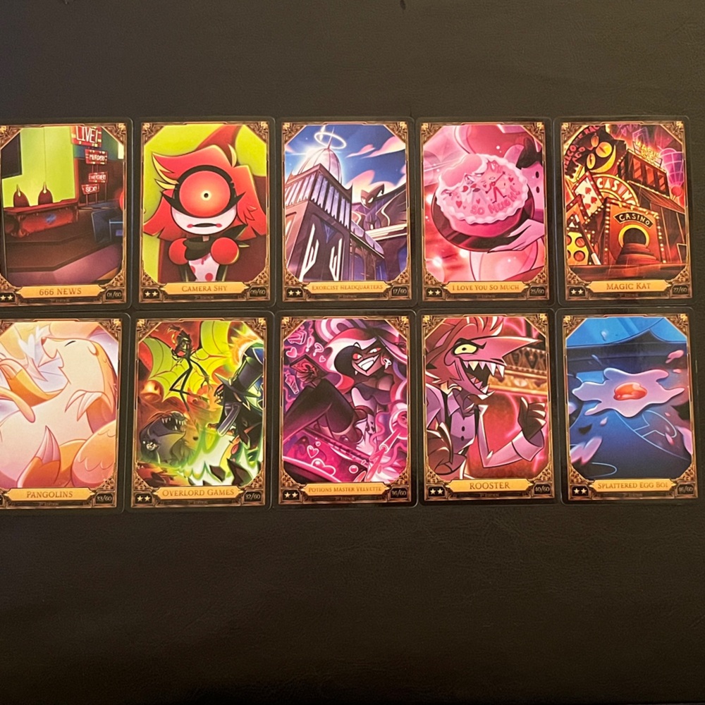 Hazbin Hotel Season 2 Lot of 10 Uncommon Cards NM